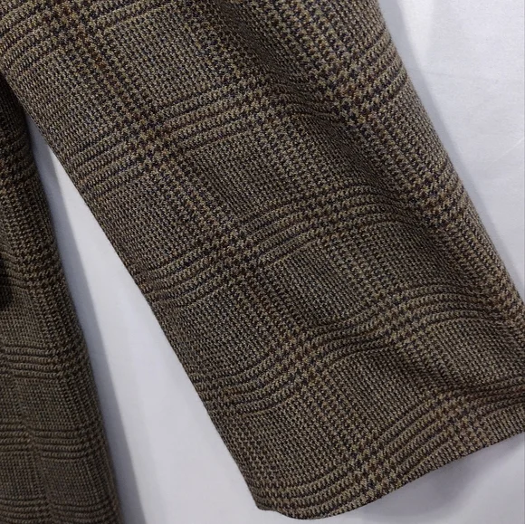 Joseph & Feiss Lambswool Blazer Mens 50L Brown Office Career Business Retro 90s